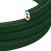 Cable eléctrico textil Plano en color Verde Bosque Brillante - PM21
