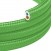 Cable eléctrico textil plano en color Verde lima brillante- PM18