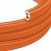 Cable eléctrico textil plano en color Naranja llama - PM15