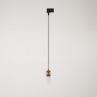Lámpara con cable trenzado para carril