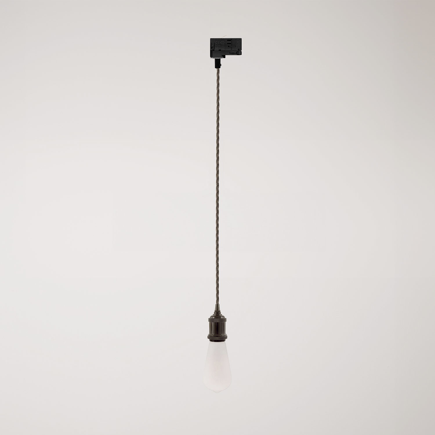 Lámpara con cable trenzado para carril