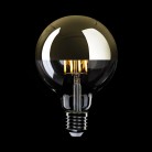 Bombilla LED Globo G125 Media Esfera Dorada 7W Regulable