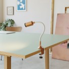 Abrazadera de mesa para lámpara