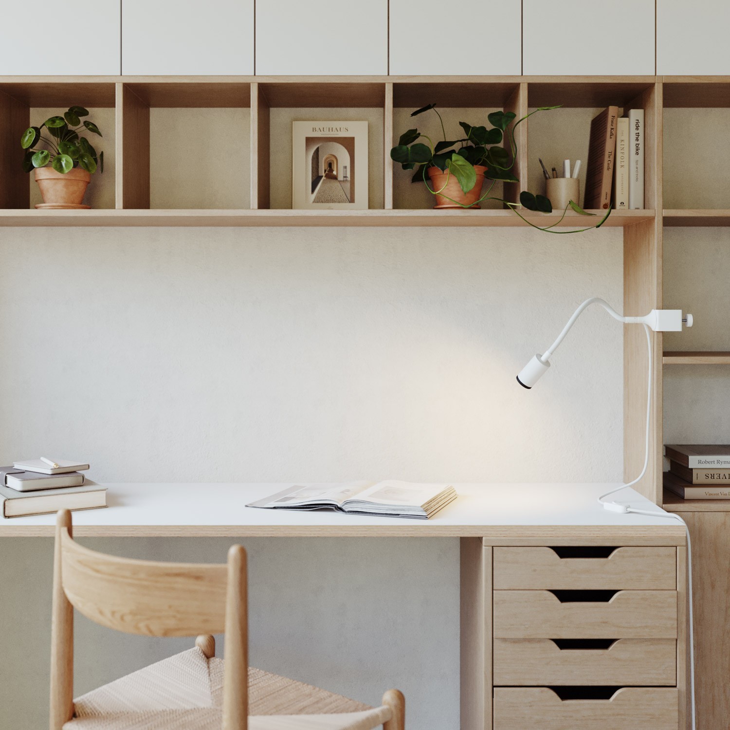 Abrazadera de mesa para lámpara