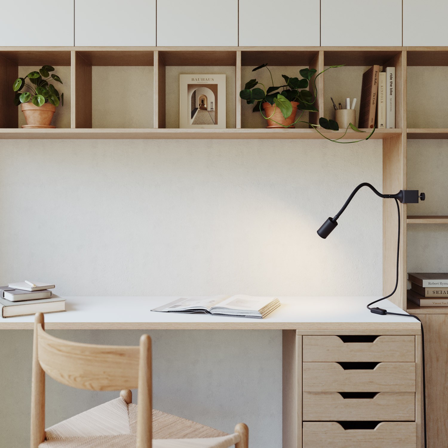 Abrazadera de mesa para lámpara