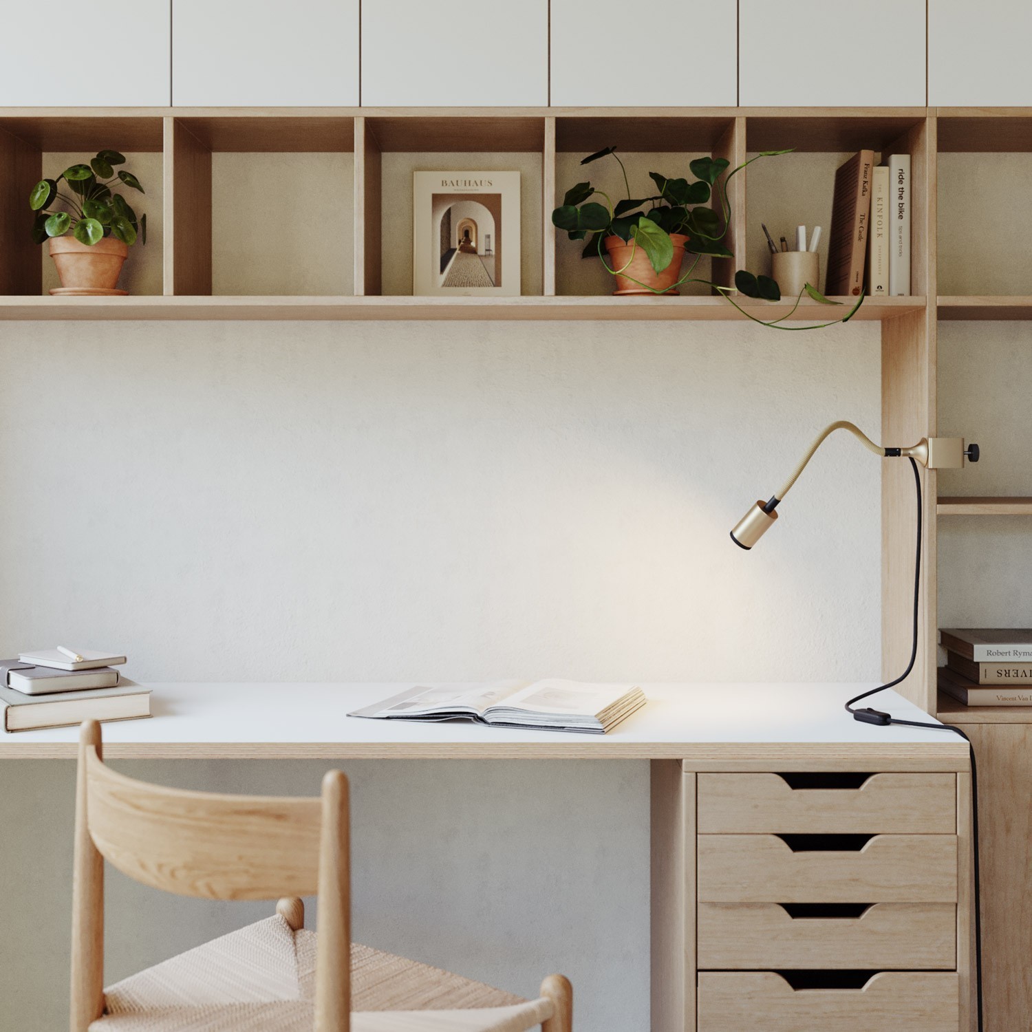 Abrazadera de mesa para lámpara