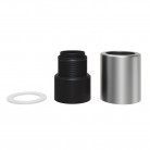 Kit portalámparas E27 de metal para pared o techo