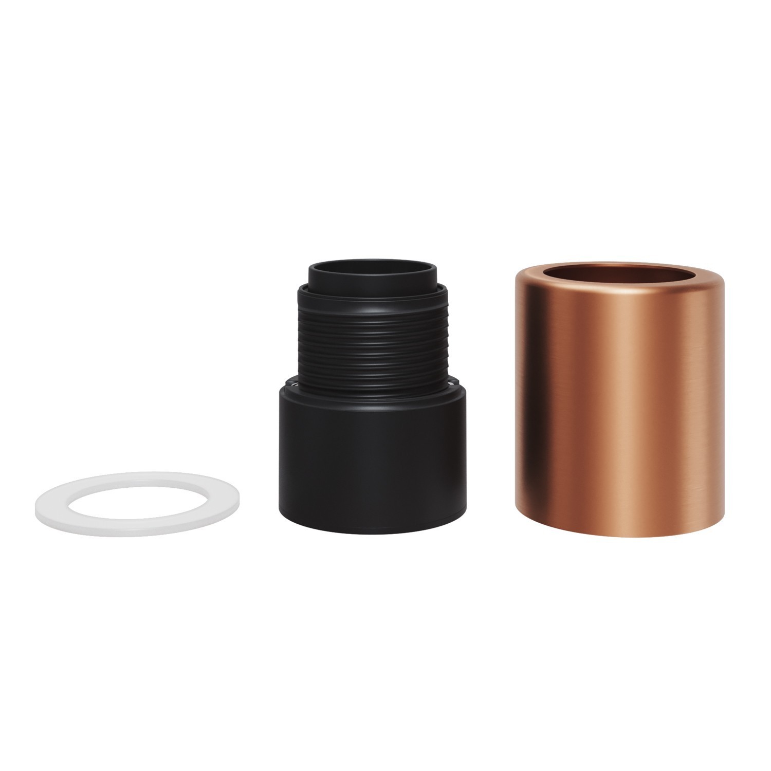 Kit portalámparas E27 de metal para pared o techo