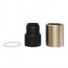 Kit portalámparas E27 de metal para pared o techo
