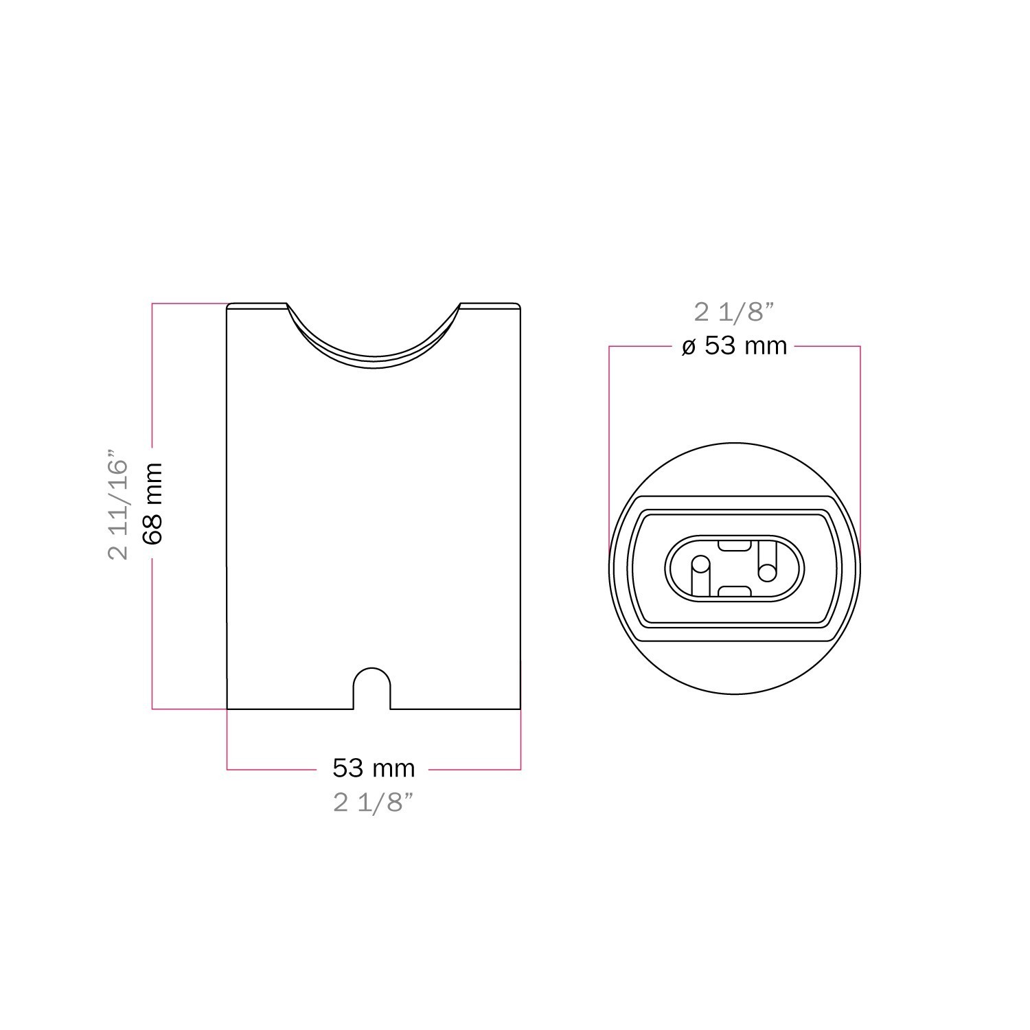 Kit Spostaluce esse14 de metal con portalámparas S14d