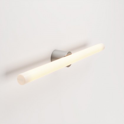 Lámpara de metal para pared o techo con bombilla LED lineal S14d