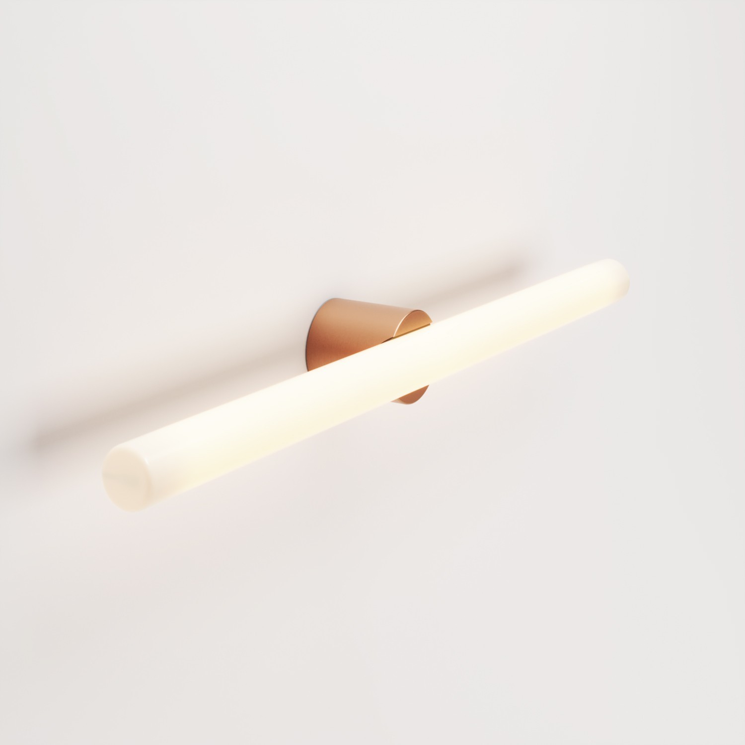 Lámpara de metal para pared o techo con bombilla LED lineal S14d