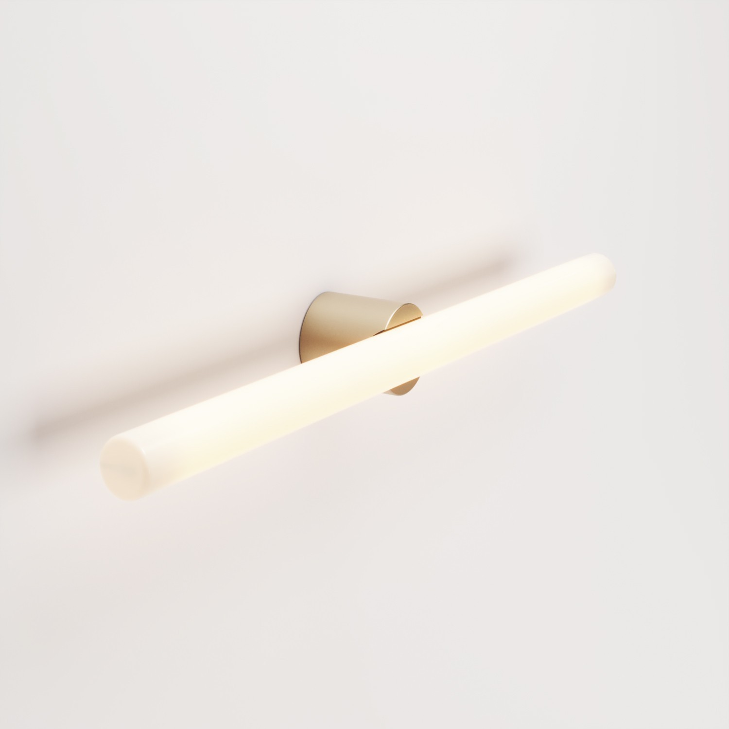 Lámpara de metal para pared o techo con bombilla LED lineal S14d