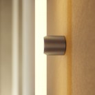 Lámpara de metal para pared o techo con bombilla LED lineal S14d