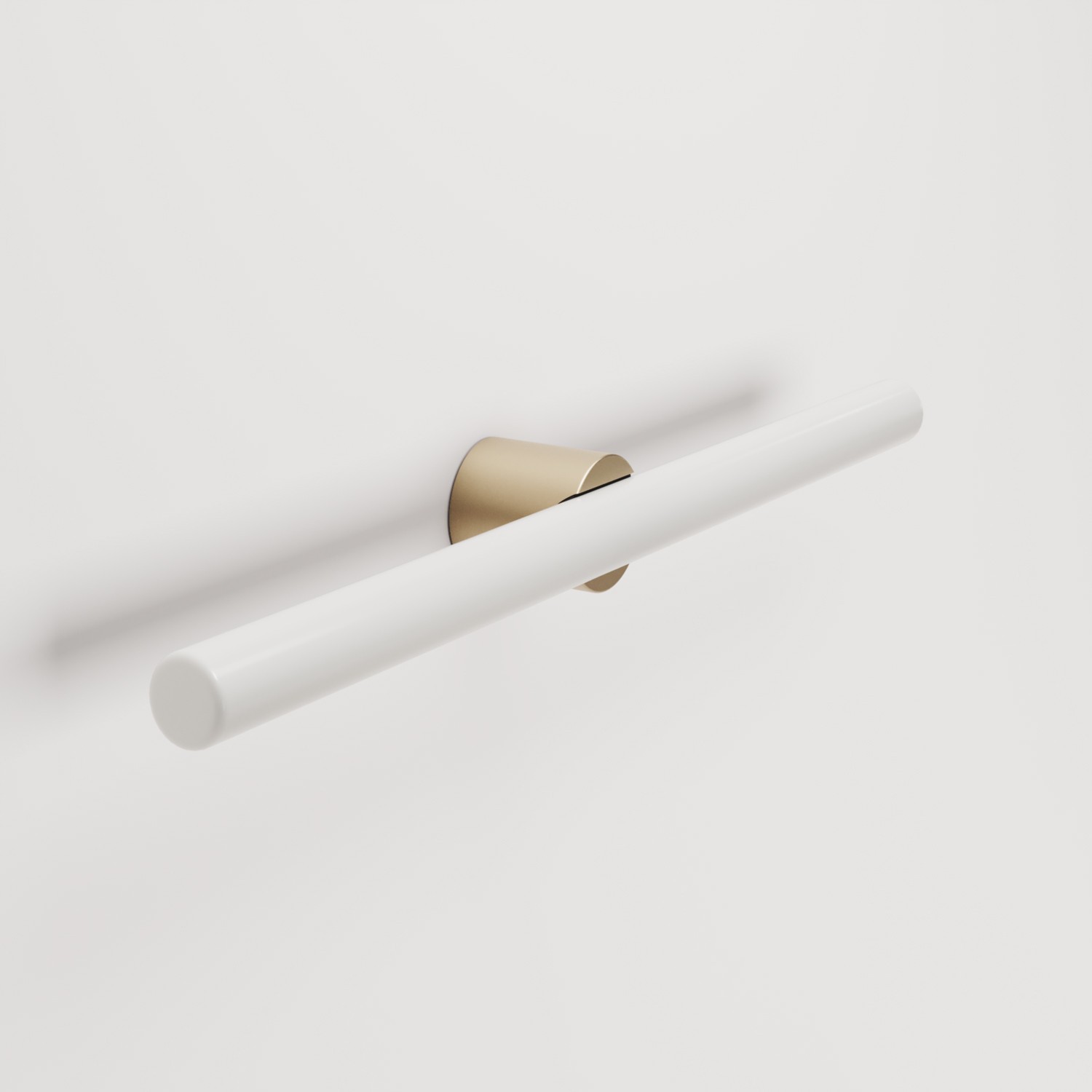 Lámpara de metal para pared o techo con bombilla LED lineal S14d