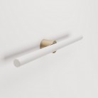 Lámpara de metal para pared o techo con bombilla LED lineal S14d