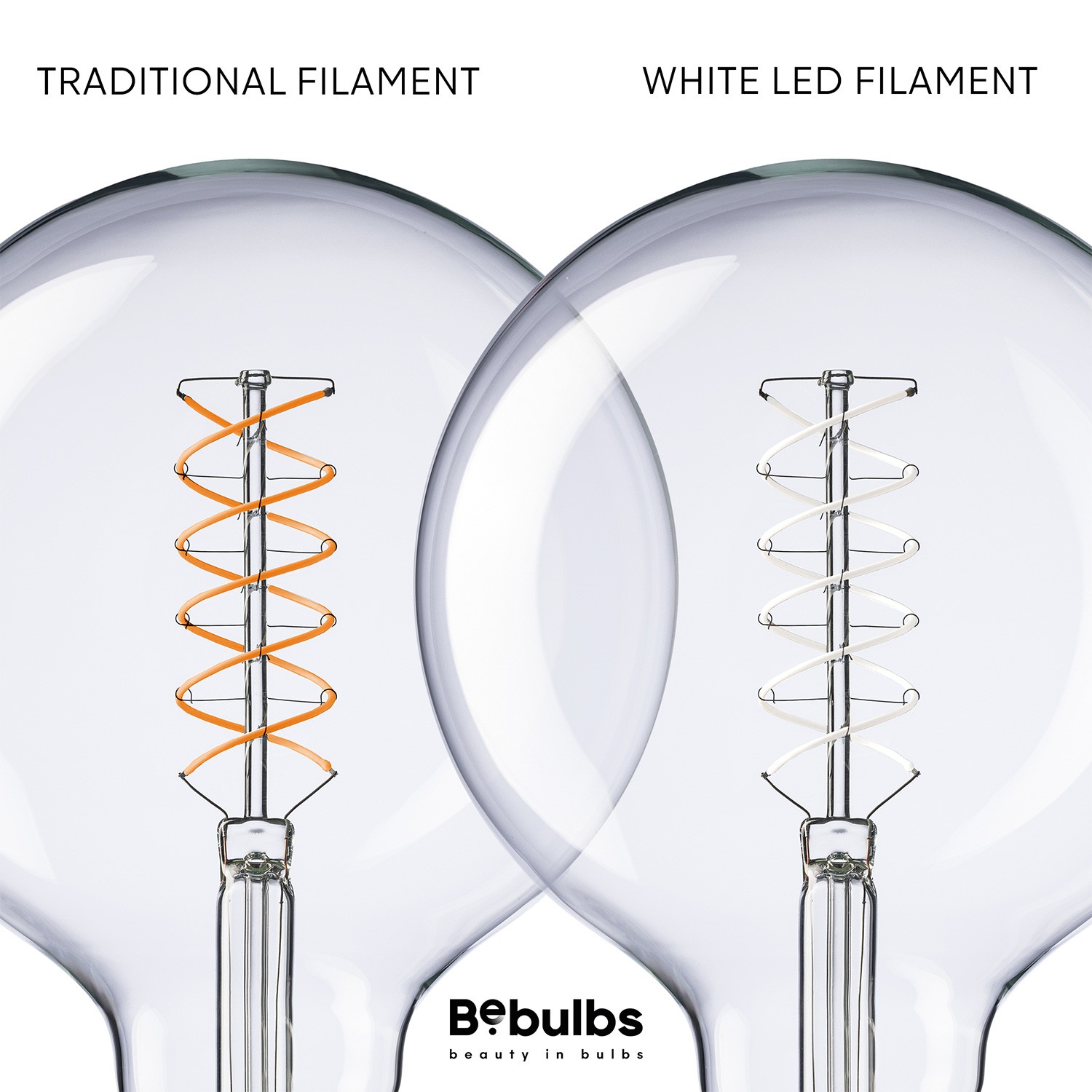 Bombilla LED Filamento Blanco G125 5,9W E27 Regulable