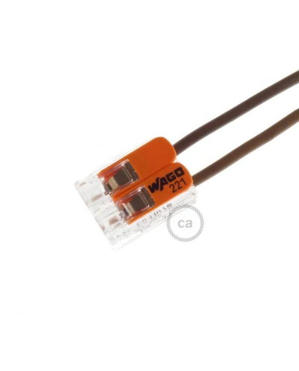 Borne universal 2 polos Transparente
