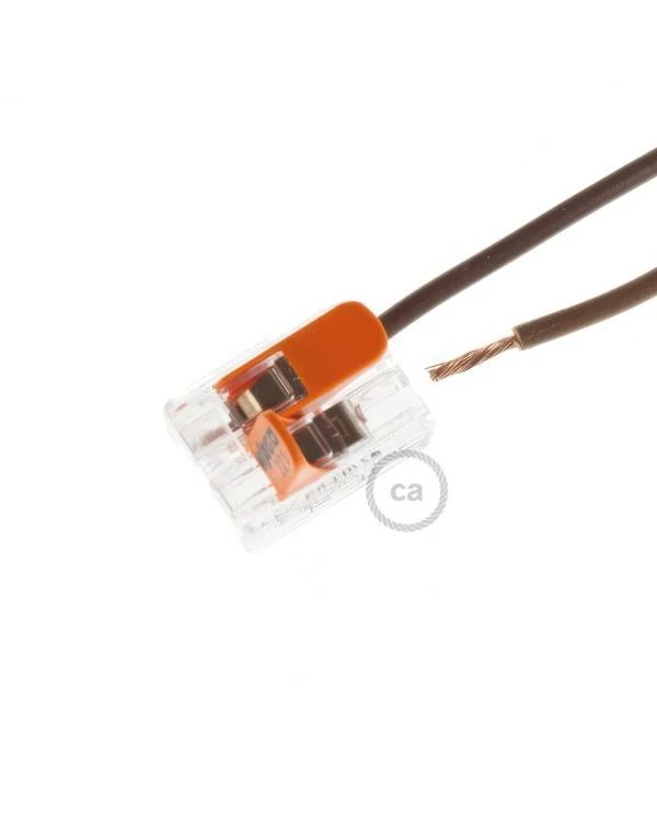 Borne universal 2 polos Transparente