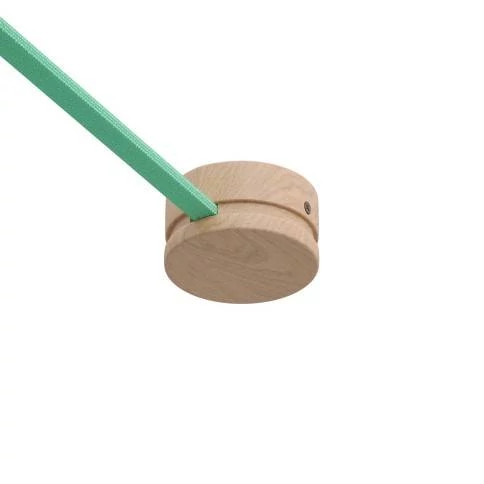 Rosetón madera Filé System para cable textil guirnalda