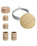Kit Wiggle Filé System - con 3m cable textil guirnalda y 5 accesorios de madera