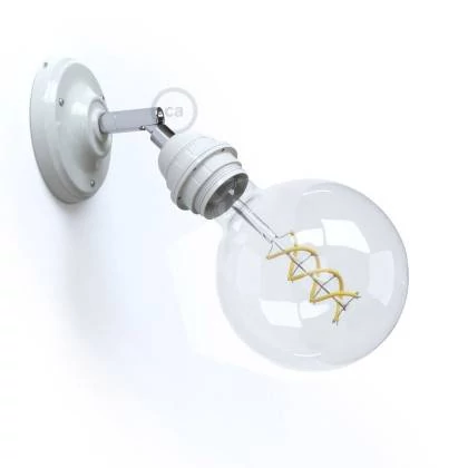 Lámpara de pared porcelana orientable portalámparas roscado