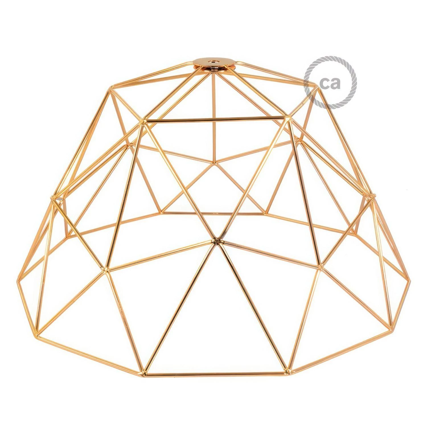 Pantalla jaula Dome XL de metal con portalámparas E27