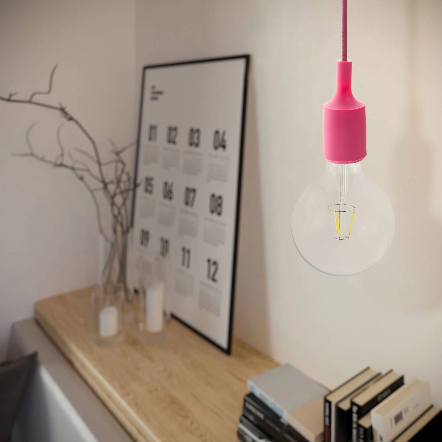 Lámpara colorida ecónomica en silicona - Estilo pop