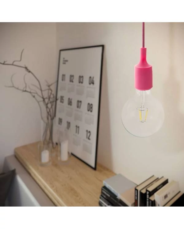 Lámpara colorida ecónomica en silicona - Estilo pop