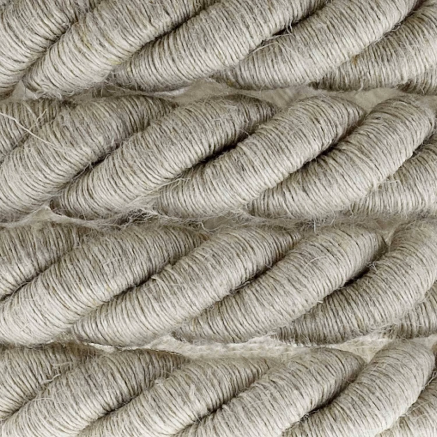 Lámpara de madera con cordón náutico - Made in Italy