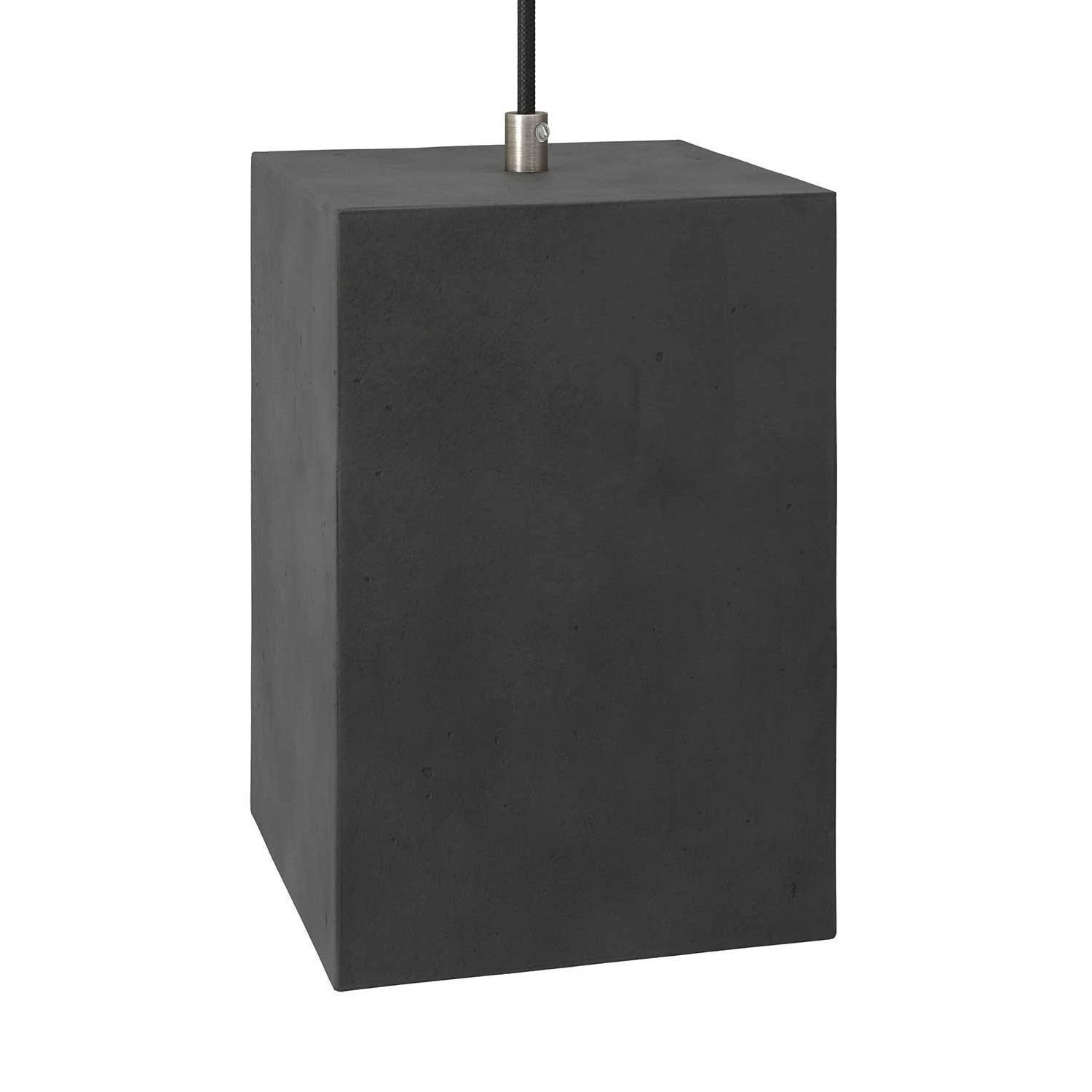 Lámpara industrial con pantalla Cubo de cemento
