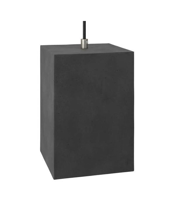 Lámpara industrial con pantalla Cubo de cemento