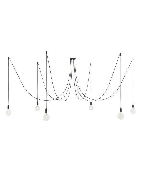 Suspensión de techo: Spider de 6 caídas - Creative Cables