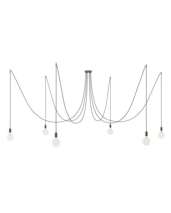 Suspensión de techo: Spider de 6 caídas - Creative Cables