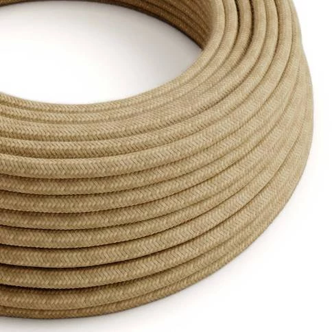 Cable eléctrico para exteriores IP65 cubierto de yute
