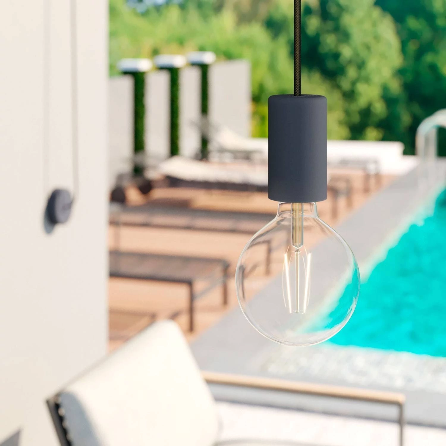 EIVA ELEGANT portalámparas de exterior E27 IP65 en silicona