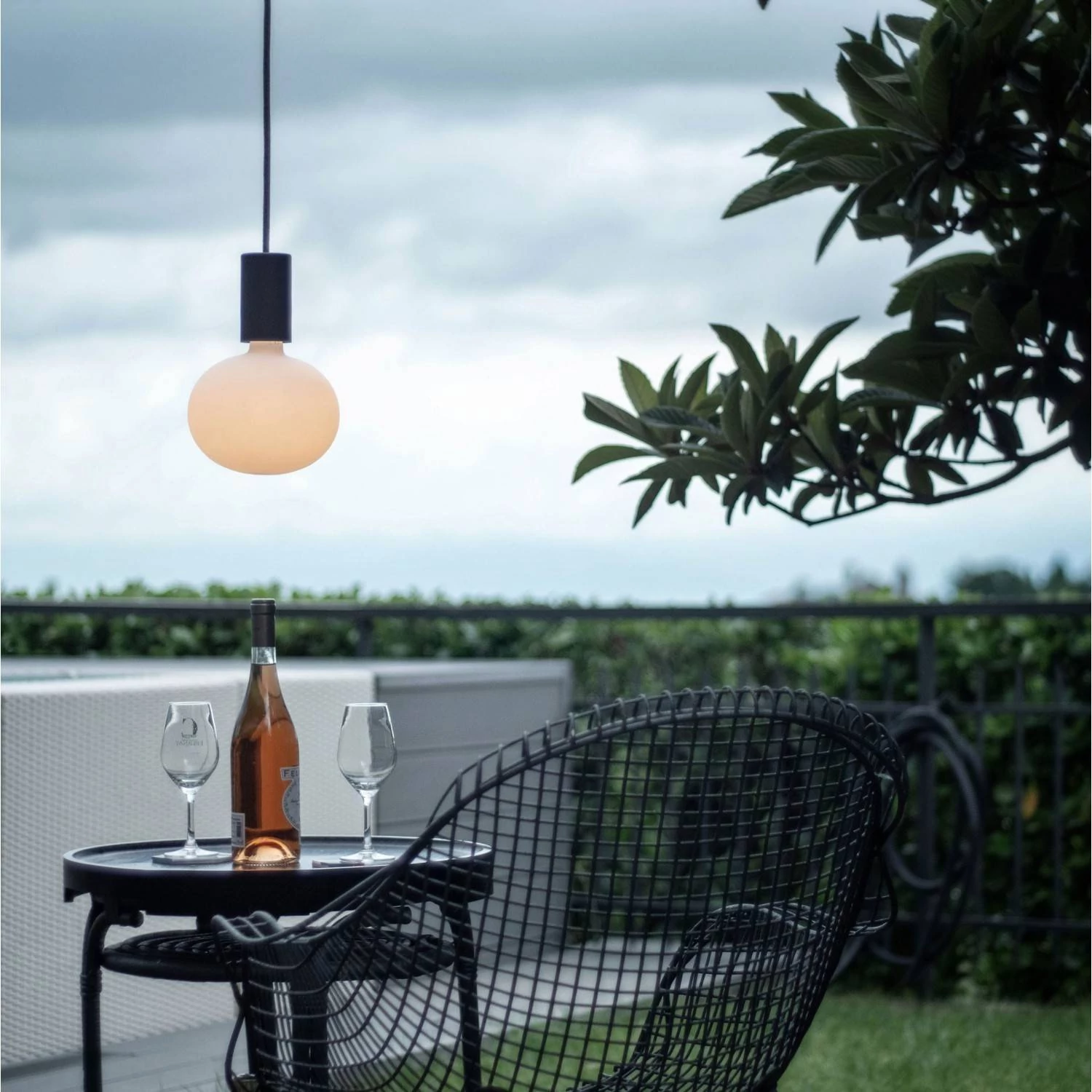 EIVA ELEGANT portalámparas de exterior E27 IP65 en silicona