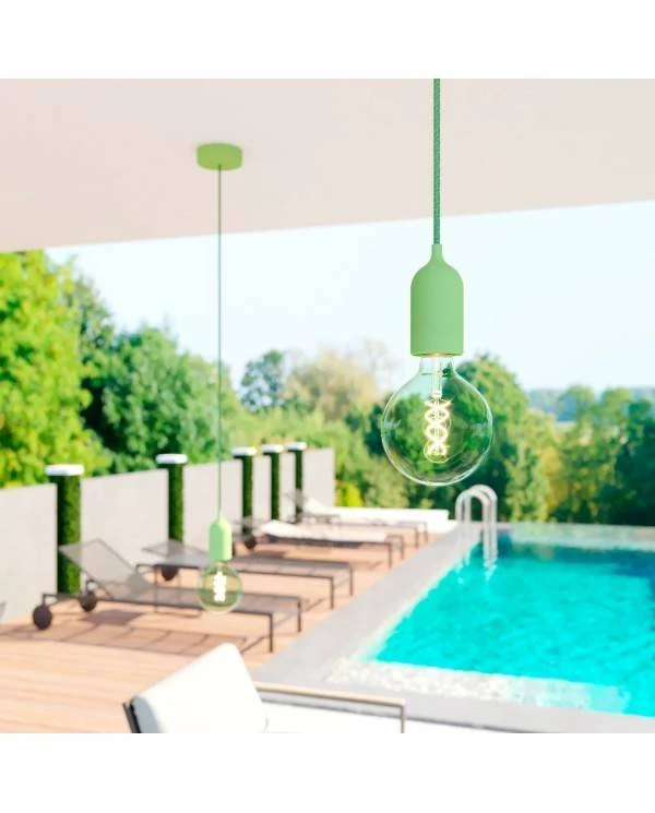EIVA PASTEL portalámparas de exterior E27 IP65 en silicona