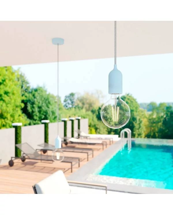 EIVA PASTEL portalámparas de exterior E27 IP65 en silicona