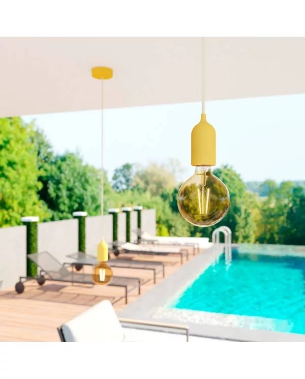 EIVA PASTEL portalámparas de exterior E27 IP65 en silicona