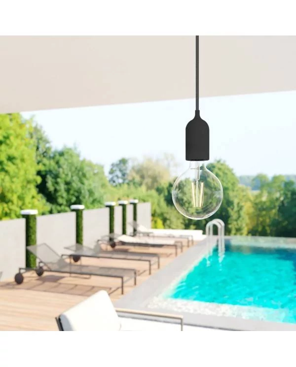 EIVA PASTEL portalámparas de exterior E27 IP65 en silicona