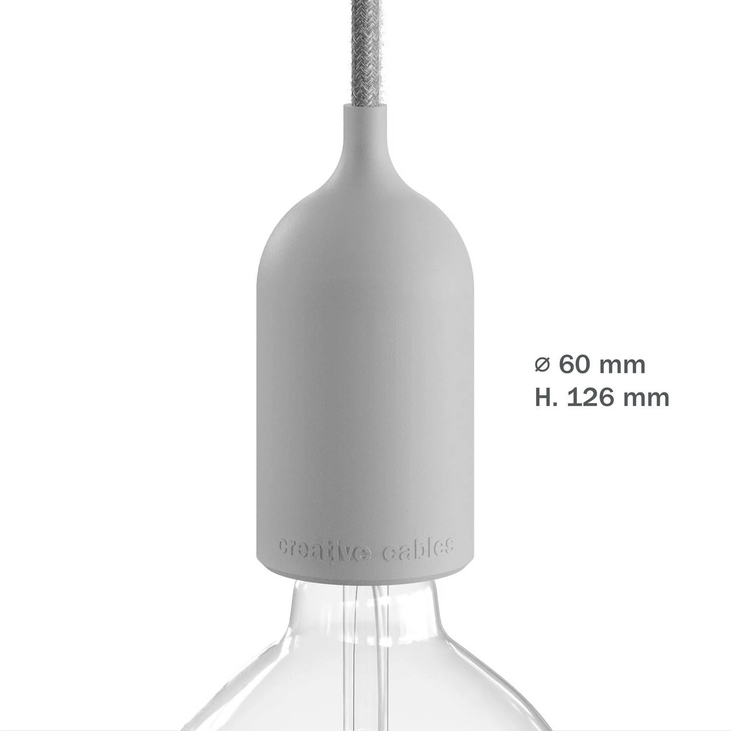 EIVA PASTEL portalámparas de exterior E27 IP65 en silicona