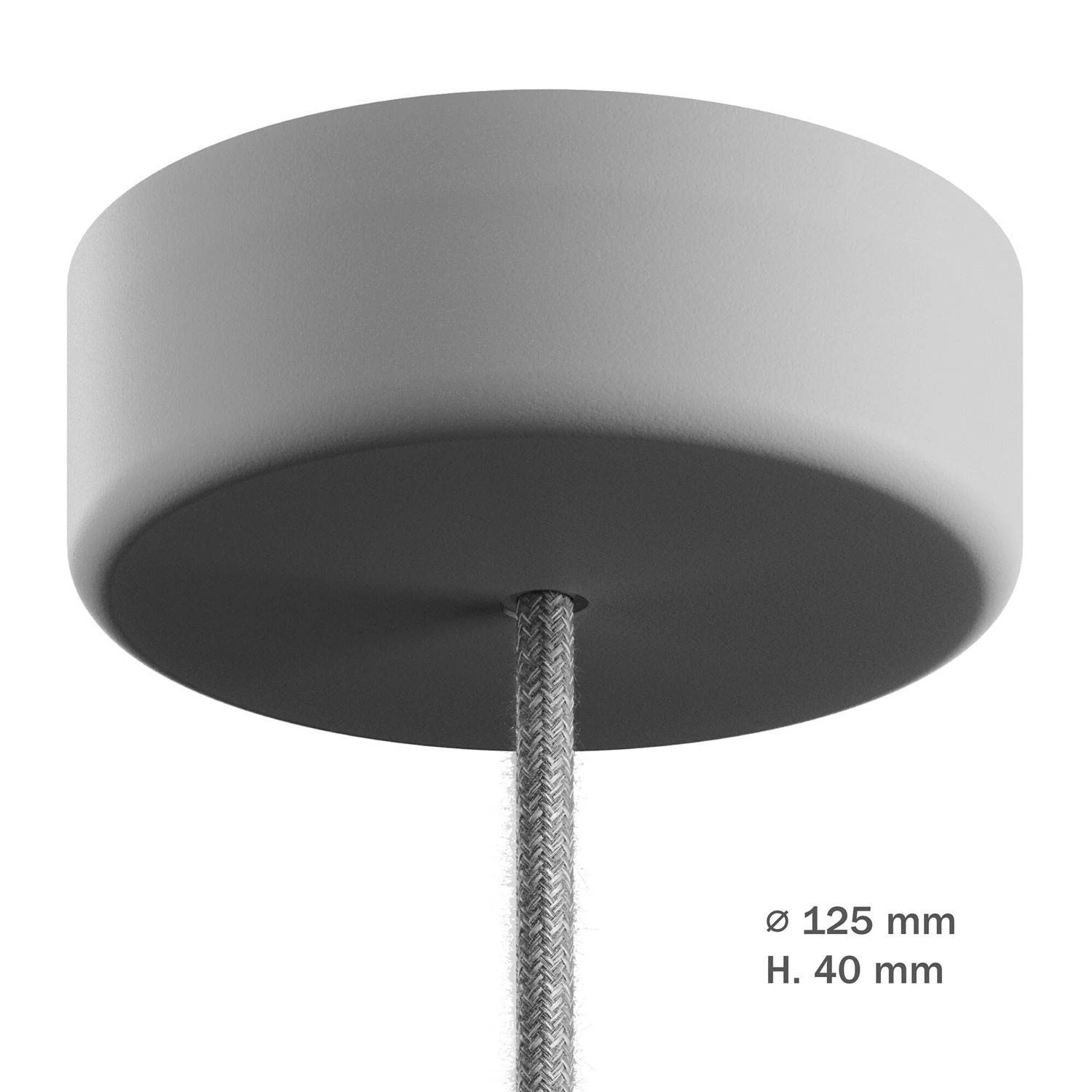 Rosetón cilíndrico de silicona IP65 de tacto suave para uso en exteriores