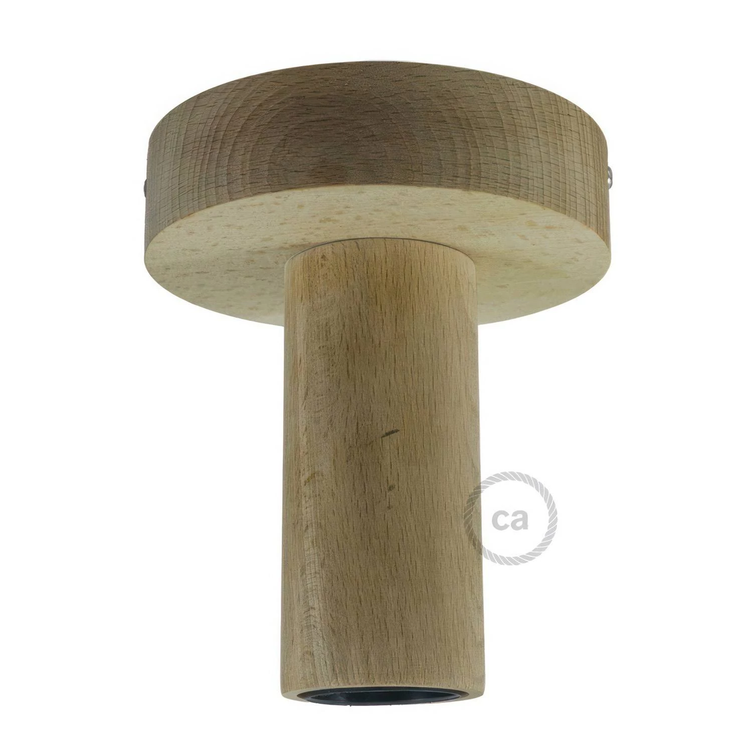 Fermaluce Wood M, foco en madera a pared o techo