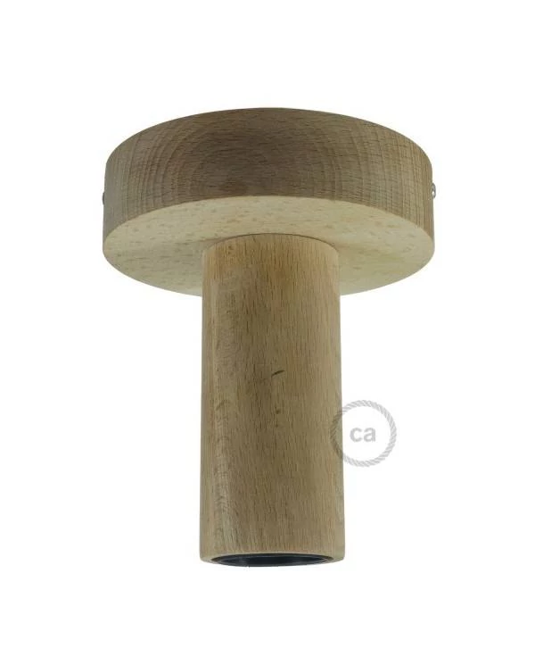 Fermaluce Wood M, foco en madera a pared o techo