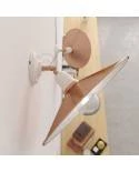 Lampara de pared o techo de porcelana orientable 90° con pantalla Swing