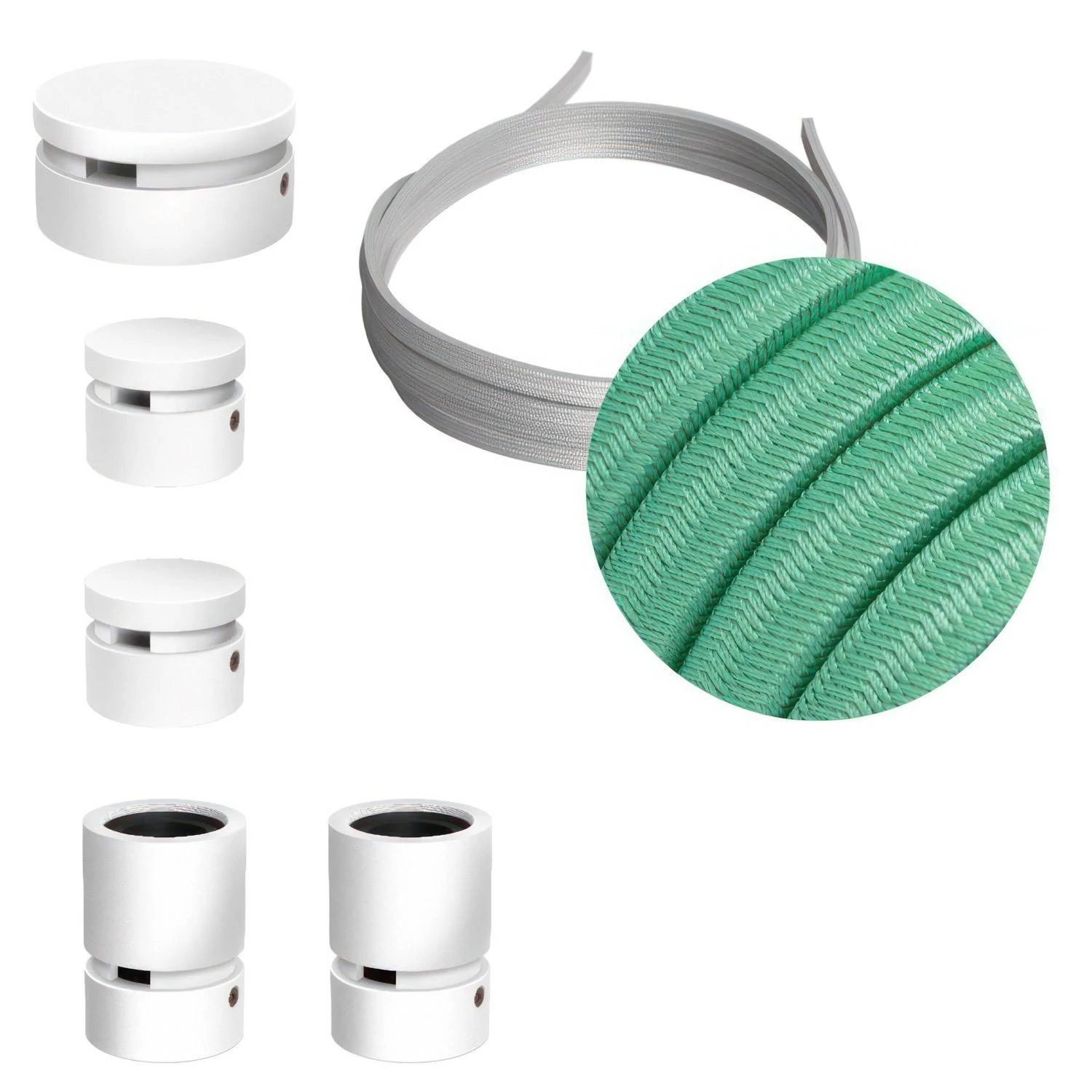 Sistema Filé Wiggle Kit completo con componentes blancos