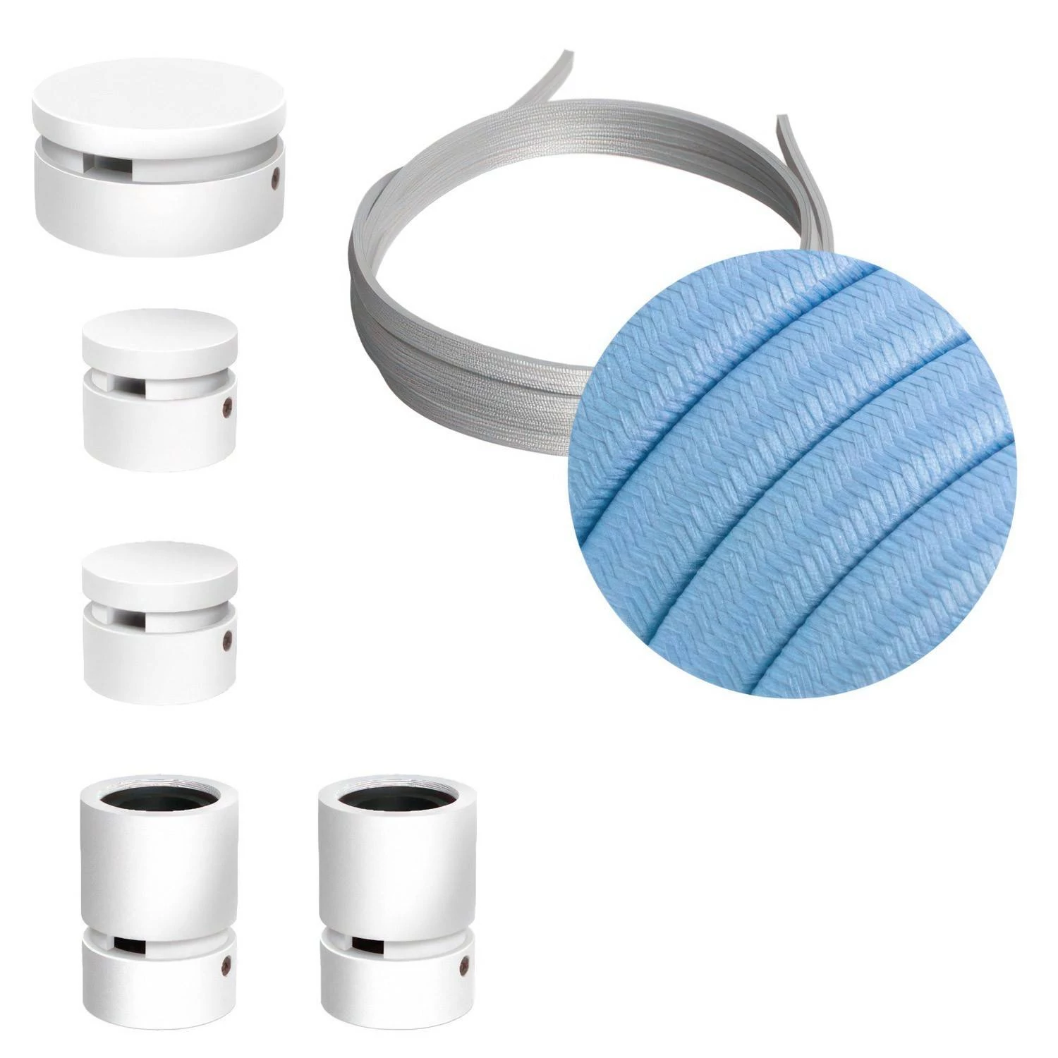 Sistema Filé Wiggle Kit completo con componentes blancos