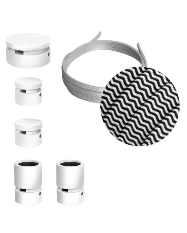 Sistema Filé Wiggle Kit completo con componentes blancos