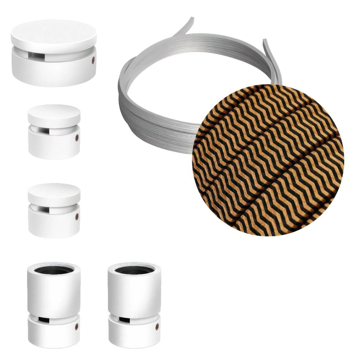 Sistema Filé Wiggle Kit completo con componentes blancos
